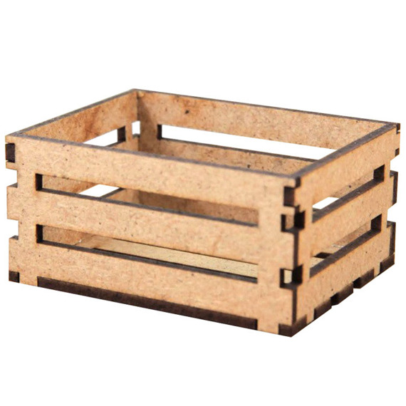 Tekturka - Tiny Wooden Box - Mini skrzynka drewniana - Scrapiniec