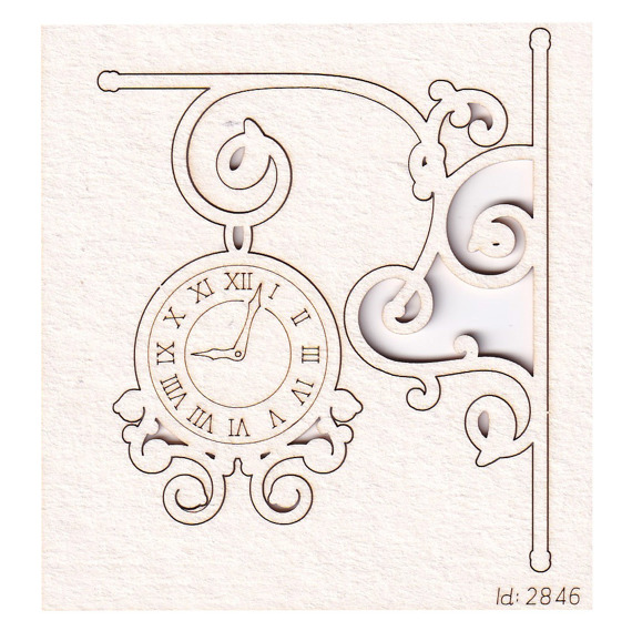 Tekturka Zegar 04 - Park Avenue clock 04 SC