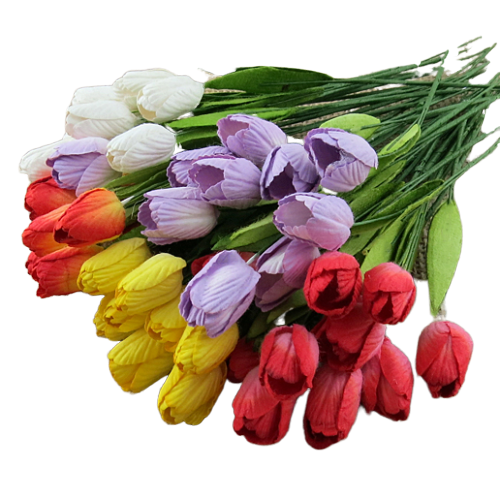 Tulipany - mix kolorowy  - 50szt