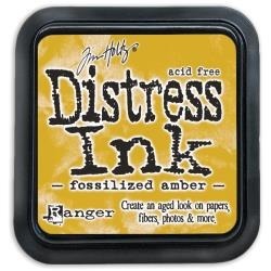 Tusz Distress Ink Pad - Ranger - Tim Holtz - Fossilized Amber
