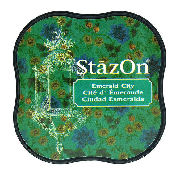 Tusz Midi StazOn - Emerald City - zielony szmaragd