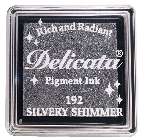Tusz metaliczny Delicata Small - Silvery Shimmer - srebrzysty
