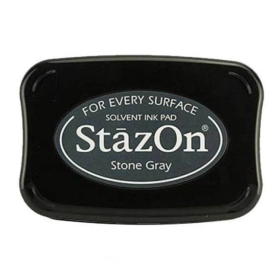 Tusz na bazie rozpuszczalnika StazOn - Tsukineko - Stone Grey