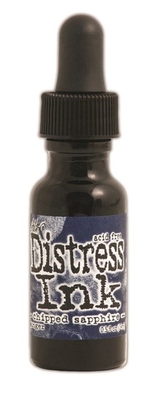 Uzupełniacz do poduszki z tuszem Distress Reinker - Chipped Sapphire 14 ml