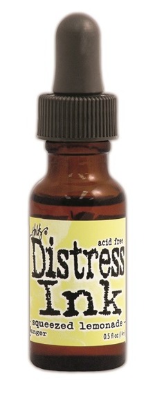 Uzupełniacz do poduszki z tuszem Distress Reinker - Squeezed Lemonade 14 ml