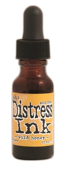 Uzupełniacz do poduszki z tuszem Distress Reinker - Wild Honey 14 ml