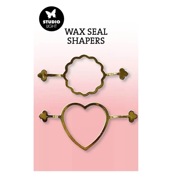 Wax Shapers Scallop & Heart - Studio Light - zestaw ramek do wosku