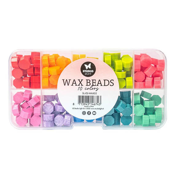 Wax beads Bright - Studio Light - zestaw wosków