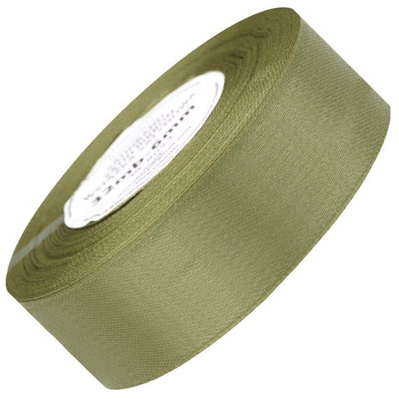 Wstążka satynowa khaki 38mm - 32mb