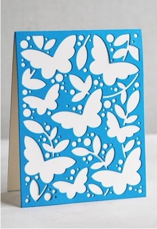 Wykrojnik - Birch Press Design - Butterfly Garden Plate motyle