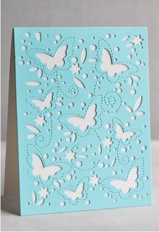Wykrojnik - Birch Press Design - Butterfly Garden Plate motyle
