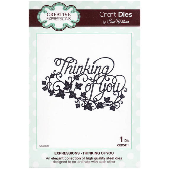 Wykrojnik - Creative Expressions - Thinking of You CED5411