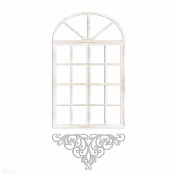 Wykrojnik - DPCraft - Okno z dekorem 