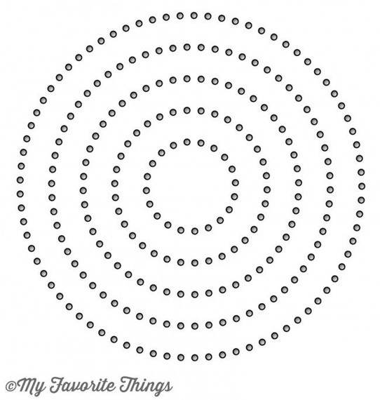 Wykrojnik - Die-namics - Stitchanle Dot Circle STAX