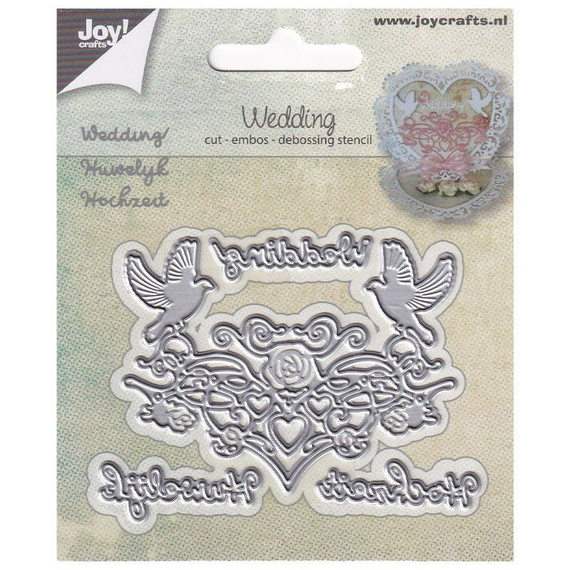 Wykrojnik Joy!Crafts  6002/1263 ornament z gołąbkami