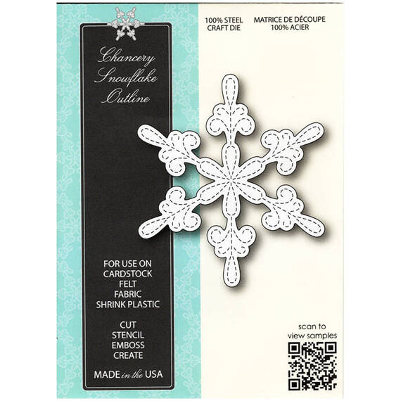 Wykrojnik - Memory Box - Chancery Snowflake Outline śnieżynka