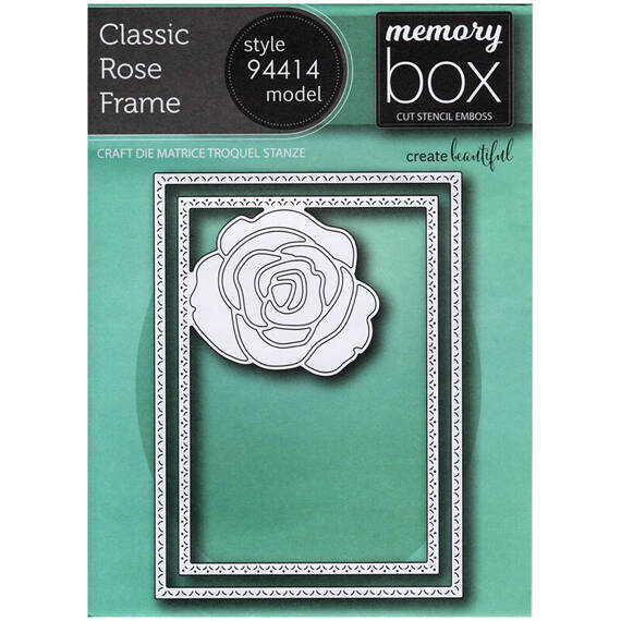 Wykrojnik - Memory Box - Classic Rose Frame ramka z różą