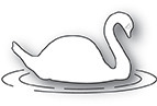Wykrojnik - Memory Box - Floating Swan łabędź