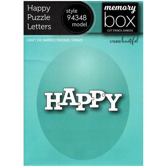 Wykrojnik - Memory Box - Happy Puzzle Letters