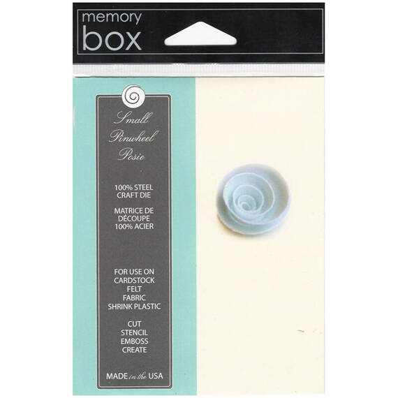 Wykrojnik - Memory Box - Small Pinwheel Posie 98271 - kwiatek