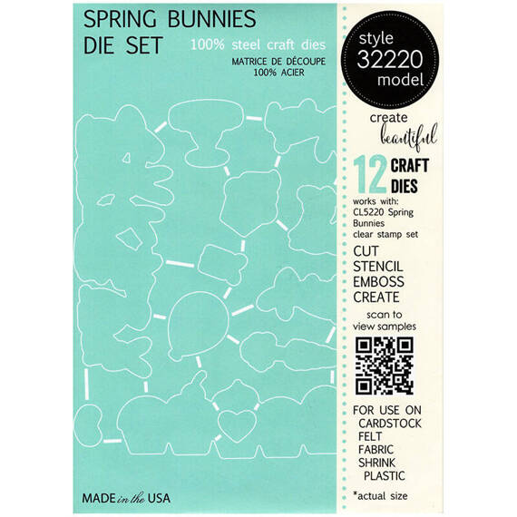 Wykrojnik - Memory Box - Spring Bunnies króliki babeczki
