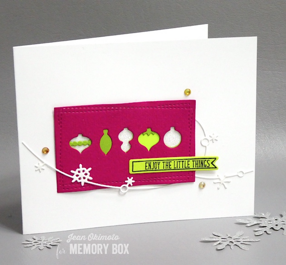 Wykrojnik - Memory Box - Tiny Ornament Triplet bombki