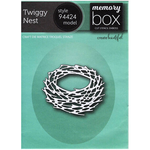 Wykrojnik - Memory Box - Twiggy Nest gniazdo