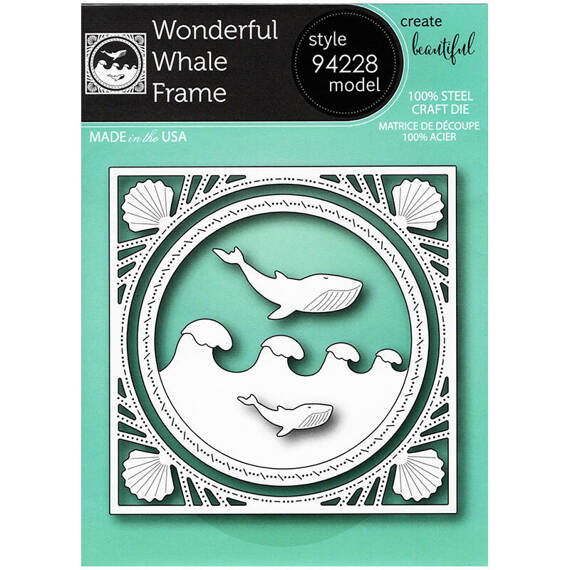 Wykrojnik - Memory Box - Wonderful Whale Frame ramka wieloryb