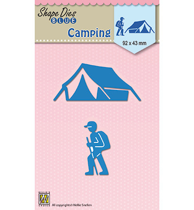 Wykrojnik - Nellie's Choice - SDB047 Holidays Camping