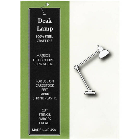 Wykrojnik - Poppystamps - Desk Lamp 890 lampka biurkowa