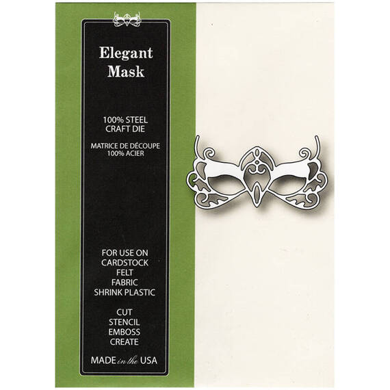 Wykrojnik - Poppystamps - Elegant Mask maska karnawałowa