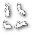 Wykrojnik - Poppystamps - Leaping Little Bunnies / króliki