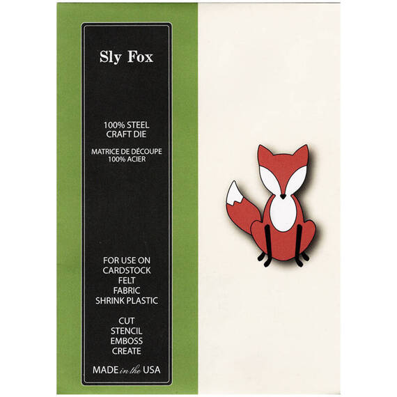 Wykrojnik - Poppystamps - Sly Fox / lis
