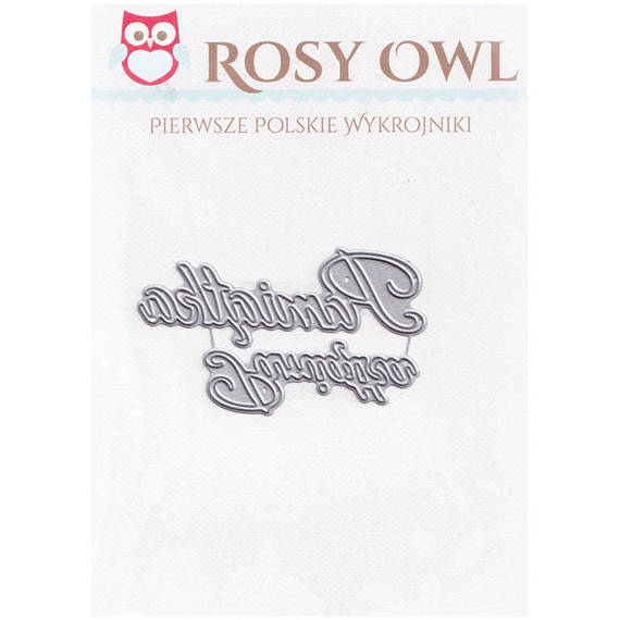 Wykrojnik - Rosy Owl - Pamiątka
