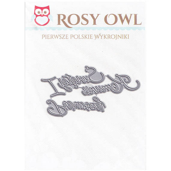 Wykrojnik - Rosy Owl - Pierwszej Komunii Świętej I