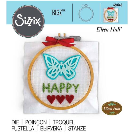 Wykrojnik Sizzix Bigz - Embroidery Hoop tamborek