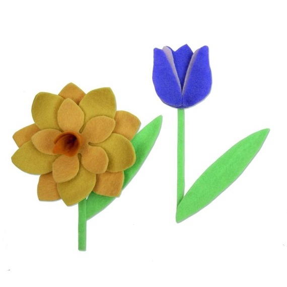 Wykrojnik Sizzix Bigz L - Spring Flowers żonkil tulipan