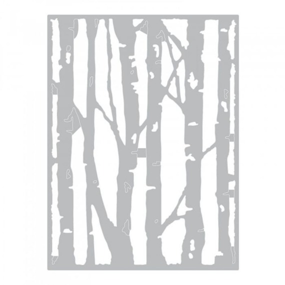 Wykrojnik Sizzix Thinlits - Branched Birch - brzozy