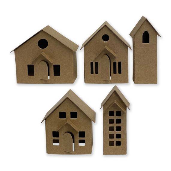 Wykrojnik Sizzix Thinlits - Paper Village domki 3D