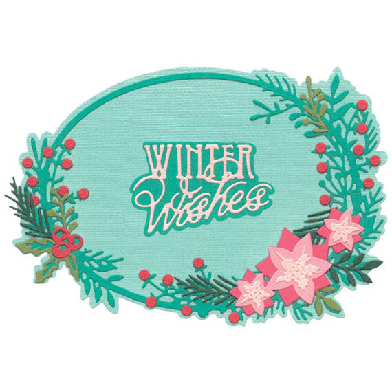 Wykrojnik Sizzix Thinlits - Winter Wishes #2 ramka świąteczna