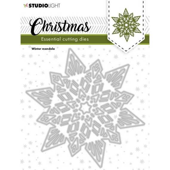 Wykrojnik - StudioLight - Christmas Star mandala śnieżynka