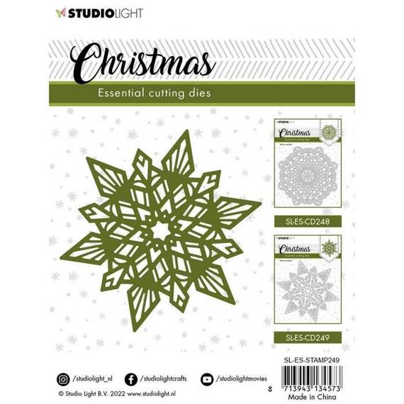 Wykrojnik - StudioLight - Christmas Star mandala śnieżynka