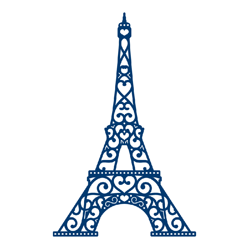 Wykrojnik - Tattered Lace - Eiffel Tower wieża Eiffla Paryż