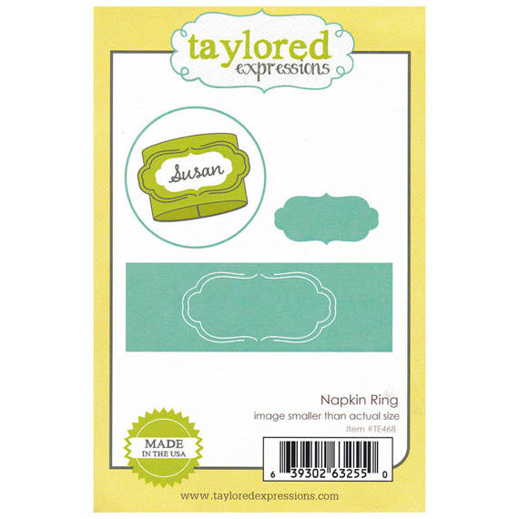 Wykrojnik - Taylored Expressions - Napkin Ring obrączka na serwetkę lub butelkę