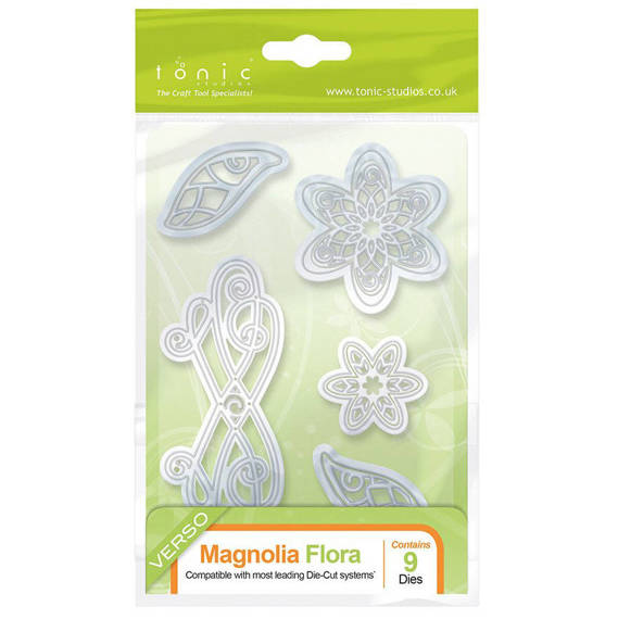 Wykrojnik - Tonic Studios - Magnolia Flora - kwiaty ozdobnik