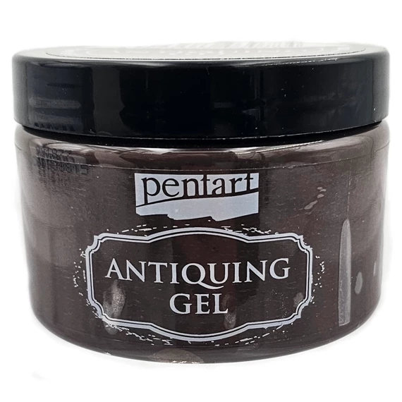 Żel postarzający - antiquing gel Pentart - brąz / brown 150ml