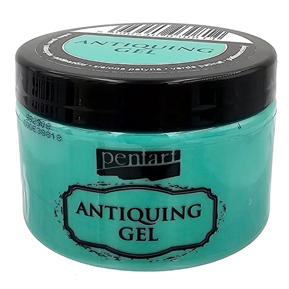 Żel postarzający - antiquing gel Pentart - patyna zielona / patina green 150ml