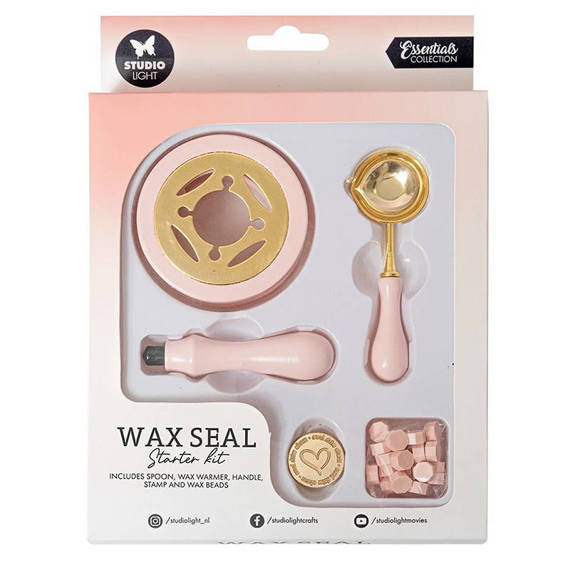 Zestaw do pieczęci woskowych - Wax seal starter kit - Studio Light 