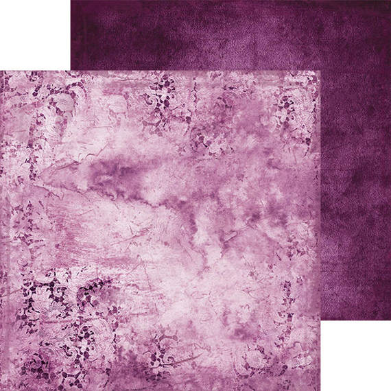 Zestaw papierów 20,3x20,3 - Craft o'clock - Purple-Fuchsia Mood