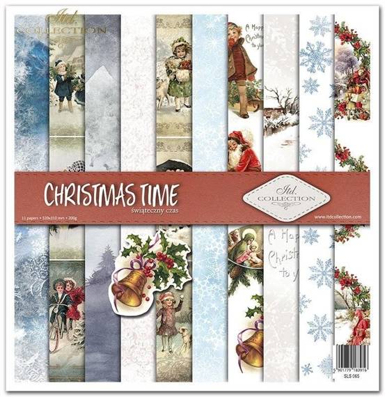 Zestaw papierów 30x30 - Itd Collection - Christmas Time